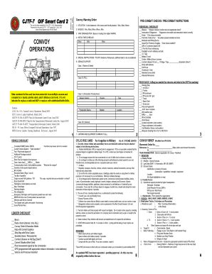 printable army smart card|army convoy commander smart card.